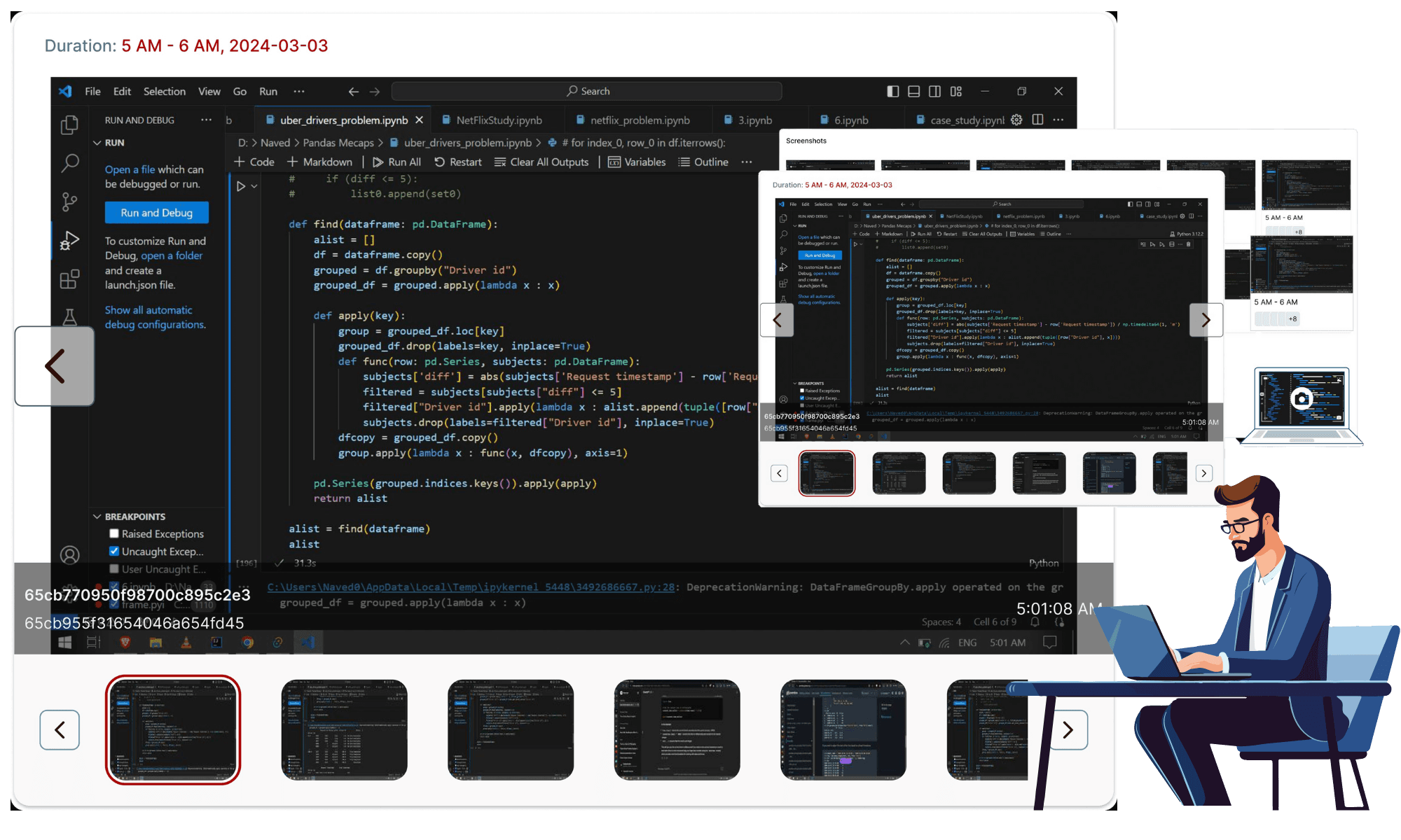 Enterprise Screenshot Monitoring System